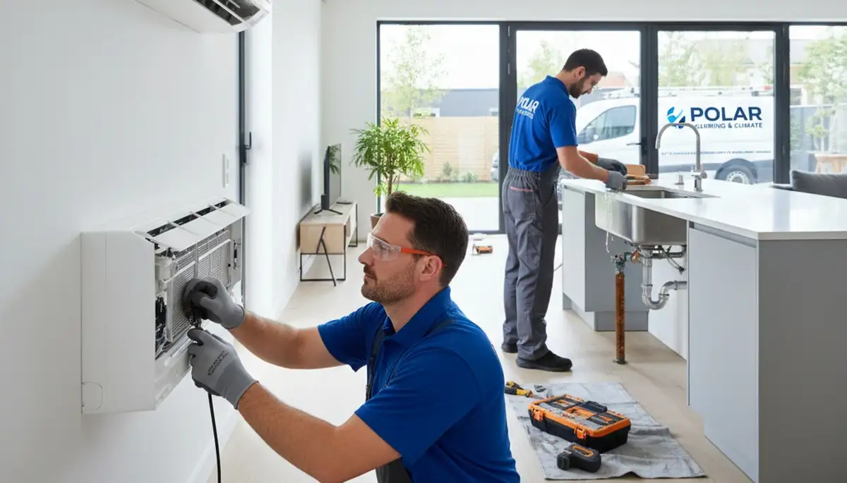 Professional plumber repairing water pipes in Los Angeles, CA homes | Five Star Cooling plumbing experts